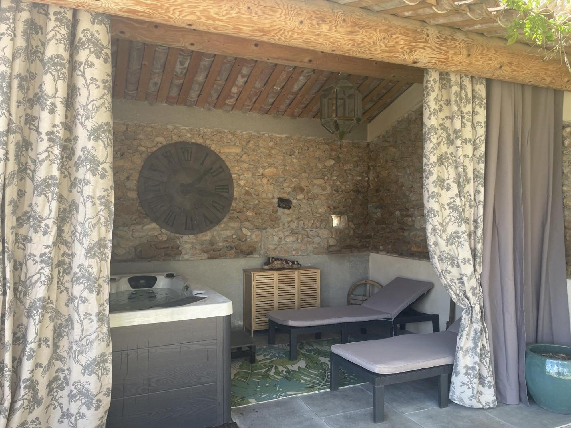 Les Mazets Du Pas Hotel Greoux-les-Bains Bagian luar foto