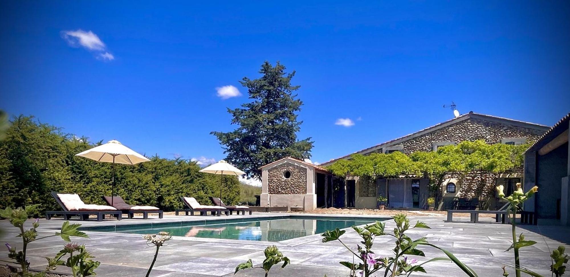 Les Mazets Du Pas Hotel Greoux-les-Bains Bagian luar foto